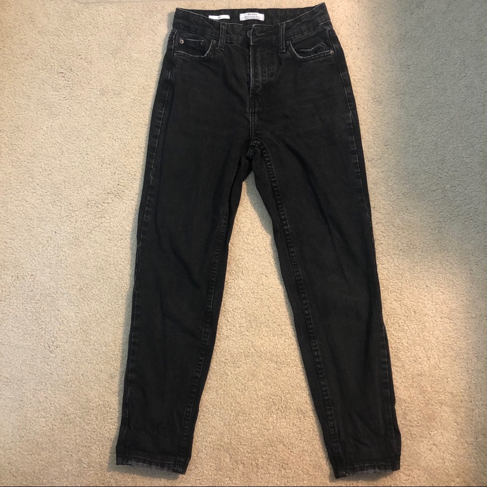 SALE! FINAL PRICE! Bershka Black Denim Mom Jeans